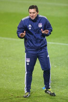 - DORTMUND, GERMANY: Anderlecht s head coach Besnik Hasi pictured during a training of Belgian team RSC Anderlecht, in Dortmund Signal Iduna Park stadium, Germany, Monday 08 December 2014. Anderlecht will play Tomorrow against German Borussia Dortmund on the last day of the group stage of the UEFA Champions League competition, in the group D. VIRGINIExLEFOUR  x04517882x