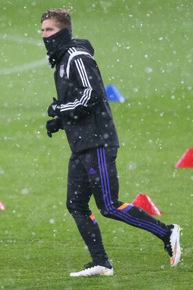 - DORTMUND, GERMANY: Anderlecht s Dennis Praet pictured during a training of Belgian team RSC Anderlecht, in Dortmund Signal Iduna Park stadium, Germany, Monday 08 December 2014. Anderlecht will play Tomorrow against German Borussia Dortmund on the last day of the group stage of the UEFA Champions League competition, in the group D. VIRGINIExLEFOUR  x04517897x