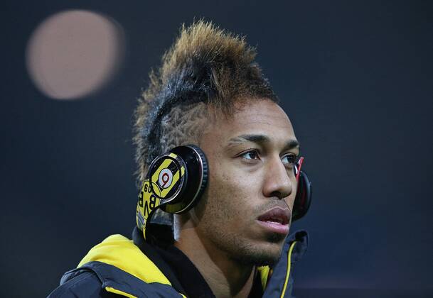 09.12.2014, Fussball Championsleague 2014 2015, Vorrunde, 6.Spieltag, Borussia Dortmund - RSC Anderlecht, im Signal-Iduna-Park-Stadion Dortmund. Pierre-Emerick Aubameyang (Dortmund) 
