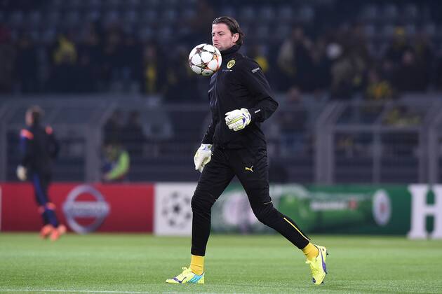 Fußball Champions League Gruppenphase 6. Spieltag Borussia Dortmund - RSC Anderlecht am 09.12.2014 im Signal Iduna Park in Dortmund Roman Weidenfeller ( Dortmund )