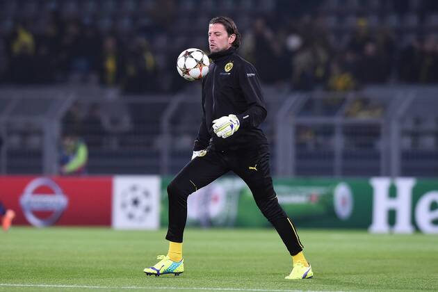 Fußball Champions League Gruppenphase 6. Spieltag Borussia Dortmund - RSC Anderlecht am 09.12.2014 im Signal Iduna Park in Dortmund Roman Weidenfeller ( Dortmund )