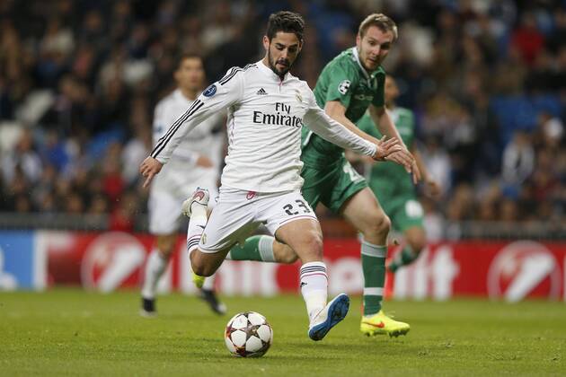 09.12.2014. Madrid, Spain. 23 Francisco Roman Alarcon Midfielder of Real Madrid . UEFA Champions League group stages. Real Madrid versus Ludogorets Razgrad at Santiago Bernabeu stadium. xEnriquexdexlaxFuentex  ActionPlus11581948