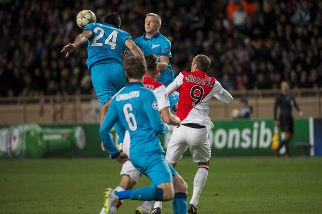 Dimitar Berbatov (ASM) FOOTBALL : AS Monaco vs Zenit St. Petersburg - UEFA Champions League 2014 2015 - 09 12 2014 STEPHANESENAUX PANORAMIC 