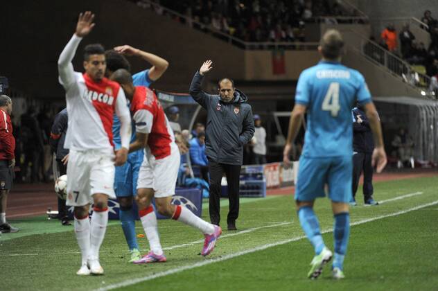LEONARDO JARDIM (COACH MONACO) FOOTBALL : AS Monaco vs Zenit St. Petersburg - UEFA Champions League 2014 2015 - 09 12 2014 FEP Panoramic 