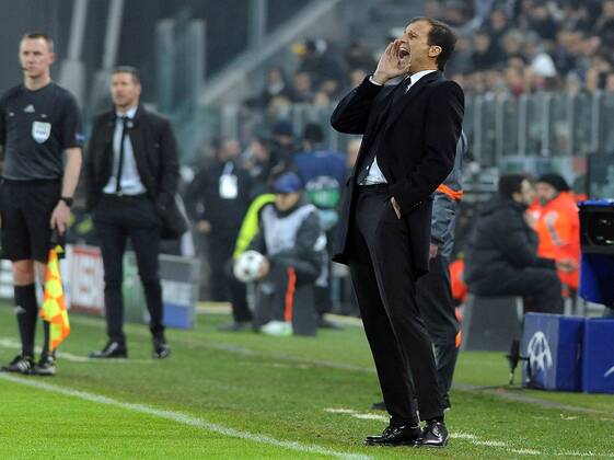 Champions League, Juventus Turin - Atletico madrid, JUVENTUS MASSIMILIANO ALLEGRI xHOCHxZWEIx xItalyxPhotoxPressx 