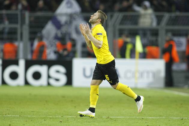 Jakub Kuba Blaszczykowski (Borussia Dortmund 16) bei seinem Comeback Borussia Dortmund vs RSC Anderlecht, Fussbal, Champions League, 09.12.2014 , EP_JSE