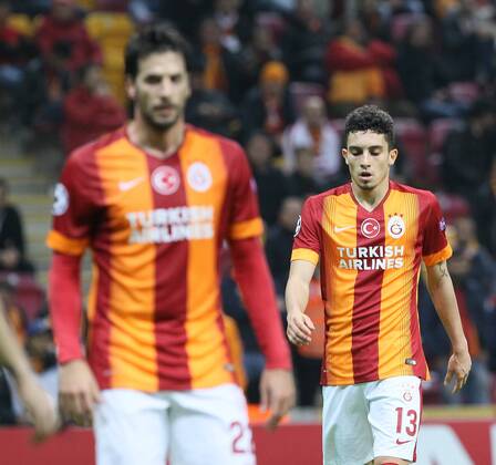 Aktuell Fußball, Champions League, Galatasaray Istanbul - FC Arsenal UEFA Champions League Group D match between Galatasaray and Arsenal at Turk Telekom Arena Stadium on December 09, 2014 in Istanbul, Turkey . Score: Galatasaray 1 - Arsenal 4 Pictured: Alex Telles of Galatasaray. 