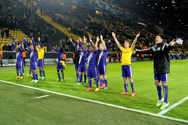 team of anderlecht - Joie FOOTBALL : Borussia Dortmund vs RSC Anderlecht - Ligue des Champions - 09 12 2014 PhotoNews Panoramic 