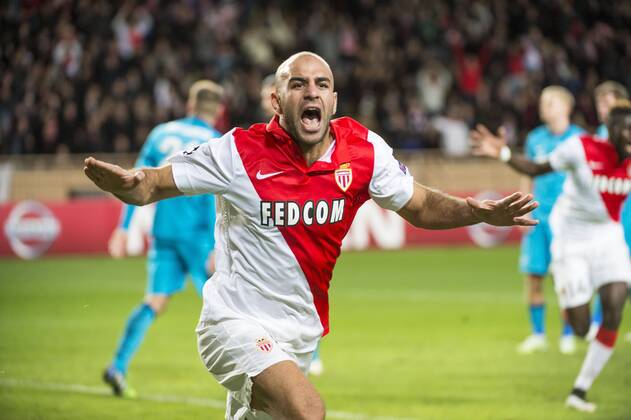 Aktuell Fußball, Champions League, AS Monaco - Zenit St. Petersburg Aymen Abdennour (asm) Jubel AS Monaco FC - Zenit St Petersburg - Champions League - 09 12 2014 STEPHANESENAUXx 