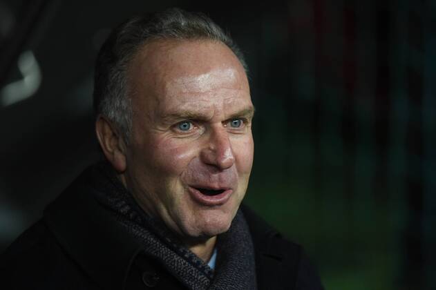 10.12.2014, xjhx, Fussball Champions League, FC Bayern Muenchen - ZSKA Moskau, v.l. Karl-Heinz âÄžKalleâÄœ Rummenigge (Vorstandsvorsitzender FC Bayern Muenchen)