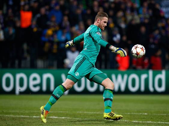 SOCCER - CL, Maribor vs Schalke MARIBOR,SLOVENIA,10.DEC.14 - SOCCER - UEFA Champions League, group stage, NK Maribor vs FC Schalke 04. Image shows Ralf Faehrmann (Schalke). Keywords: Heineken.