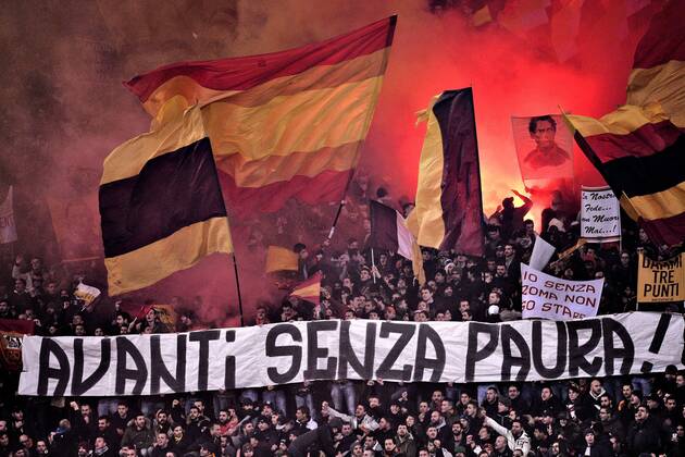 Champions League AS Rom Fans 