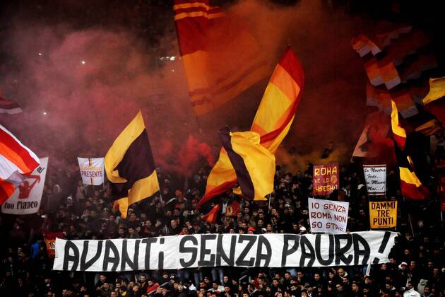 As Roma Fans Champions League AS Rom andreaxstaccioli
