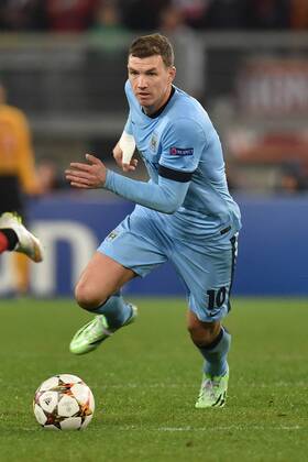 Edin Dzeko Manchester Champions League AS Rom - Manchester City andreaxstaccioli