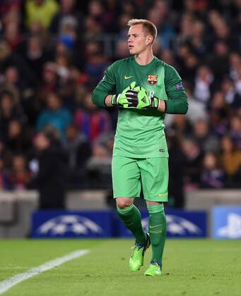 FUSSBALL CHAMPIONS LEAGUE SAISON 2014 2015 Vorrunde FC Barcelona Barca - Paris St. Germain 10.12.2014 Torwart Marc Andre ter Stegen (Barca) 