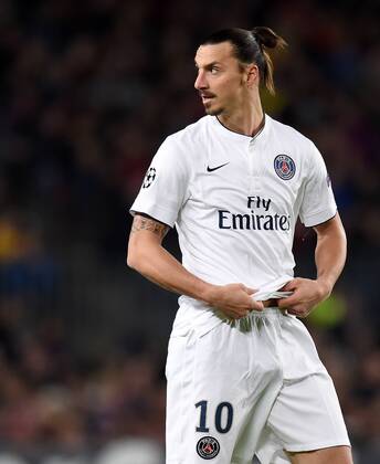 FUSSBALL CHAMPIONS LEAGUE SAISON 2014 2015 Vorrunde FC Barcelona Barca - Paris St. Germain 10.12.2014 Zlatan Ibrahimovic (Paris Saint-Germain) 