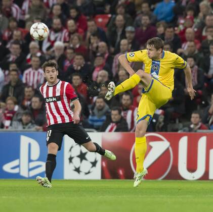 Ibai, Edgar Olekhnovich - Athletic Bilbao vs. BATE Baryssau - UEFA CHAMPIONS LEAGUE 2014 2015 - Bilbao - 