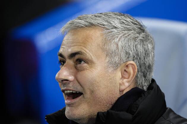 10.12.2014. London, England. Champions League Group Stage. Chelsea versus Sporting Lisbon. Chelsea s Manager Jose Mourinho xCraigxMercerx  ActionPlus11582190