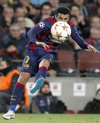 FC Barcelona Barca s Pedro Rodriguez during Champions League 2014 2015 match.December 10,2014.  (2014121027)