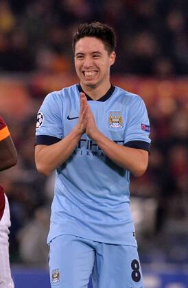 Samir Nasri Manchester. Champions League AS Rom - Manchester City AntoxBalda