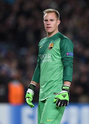 FUSSBALL CHAMPIONS LEAGUE SAISON 2014 2015 Vorrunde FC Barcelona Barca - Paris St. Germain 10.12.2014 Torwart Marc Andre ter Stegen (Barca) 