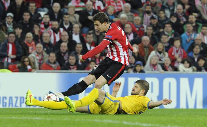 Aktuell Fussball, Champions League, Athletic Bilbao - BATE Baryssau Champions League match between Athletic Bilbao and Bate Borisov. In this picture, Guillermo. xJUANxECHEVERRIAx 