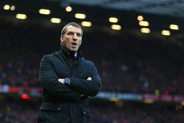 Aktuell Fußball, England, Premier League, Manchester United - FC Liverpool Manager of Liverpool, Brendan Rodgers - Manchester United ManU vs. Liverpool - Barclay s Premier League - Old Trafford - Manchester - 14 12 2014 Pic Philip Oldham Sportimage EDITORIAL USE ONLY. No use with unauthorised audio, video, data, fixture lists, club league logos or live services. Online in-match use limited to 120 images, no video emulation. No use in betting, games or single club league player publications.
