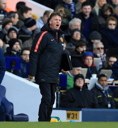 Manchester United ManU s Louis Van Gaal looks on Barclays Premier League - Tottenham Hotspur vs Manchester United - White Hart Lane - England - 28th December 2014 - Picture David Klein Sportimage EDITORIAL USE ONLY. No use with unauthorised audio, video, data, fixture lists, club league logos or live services. Online in-match use limited to 120 images, no video emulation. No use in betting, games or single club league player publications.