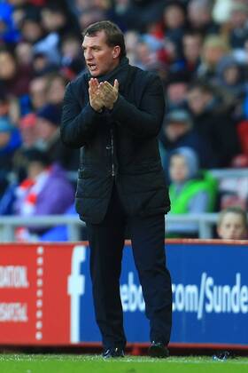 Manager of Liverpool, Brendan Rodgers applauds his side - Sunderland vs. Liverpool - Barclay s Premier League - Stadium of Light - Sunderland - 10 01 2015 Pic Philip Oldham Sportimage EDITORIAL USE ONLY. No use with unauthorised audio, video, data, fixture lists, club league logos or live services. Online in-match use limited to 120 images, no video emulation. No use in betting, games or single club league player publications.