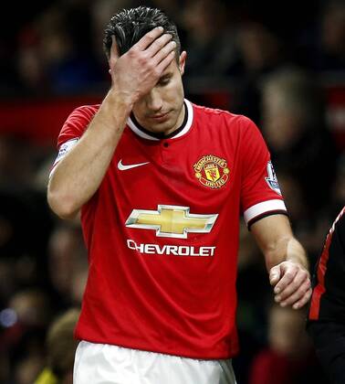 Robin van Persie of Manchester United ManU during the Barclays Premier League match between Manchester United and Southampton at Old Trafford on January 11, 2015 in Manchester, England. Manchester United v Southampton Premier League 2014 2015 xVIxxIVx 3422487