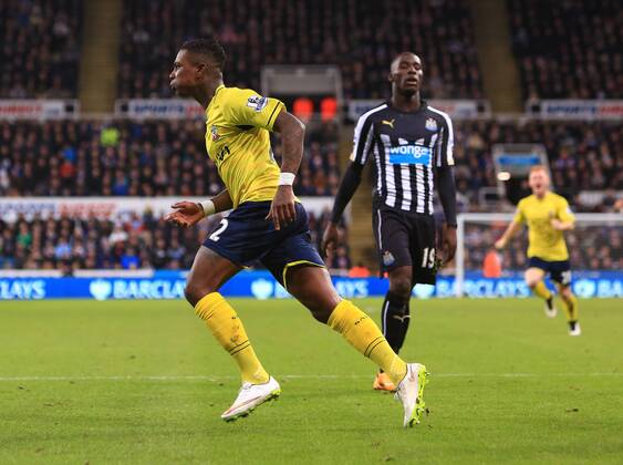 Southampton s Eljero Elia celebrates his winning goal - Newcastle United vs. Southampton - Barclay s Premier League - St James Park - Newcastle - 17 01 2015 Pic Philip Oldham Sportimage EDITORIAL USE ONLY. No use with unauthorised audio, video, data, fixture lists, club league logos or live services. Online in-match use limited to 120 images, no video emulation. No use in betting, games or single club league player publications.