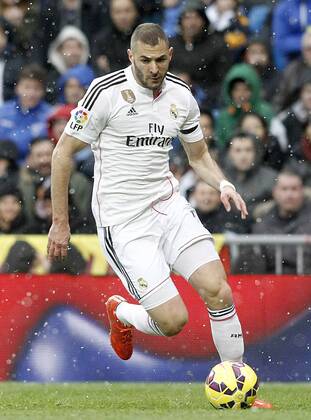 Real Madrid s Karim Benzema during La Liga match.January 31,2015. (20150131148)