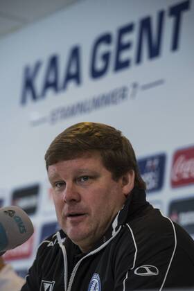 - GENT, BELGIUM: Gent s head coach Hein Vanhaezebrouck pictured during a press conference PK Pressekonferenz of AA Gent , Monday 02 February 2015 in Gent. JASPERxJACOBS x04560352x