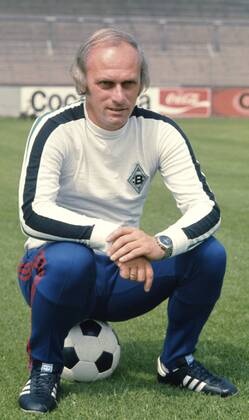 Fussball 1. Bundesliga Saison 1975 1976 Fototermin Borussia Moenchengladbach 08.07.1975 Trainer Udo LATTEK (Borussia Moenchengladbach) xxNOxMODELxRELEASExx