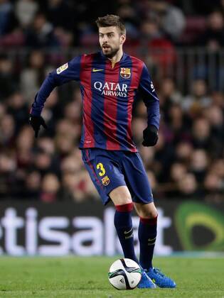 Gerard Pique of FC Barcelona Barca during the Copa del Rey match between FC Barcelona and Villarreal at Camp Nou on february 11, 2015 in Barcelona, Spain FC Barcelona v Villarreal Copa del Rey 2014 2015 xVIxLaurensxLindhoutxIVx 3525709
