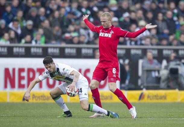 14.02.2015, Mönchengladbach, Deutschland, 1.Fussball Bundesliga - Saison 2014 2015, Borussia Mönchengladbach - 1.FC Köln, Â