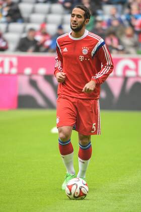 Samstag 14.02.2015, 1. Bundesliga, Saison 2014 2015, 21. Spieltag , FC Bayern Muenchen - Hamburger SV, Hamburg, HSV, Medhi BENATIA (FC Bayern Muenchen) 5 DeFodi09-503-00478
