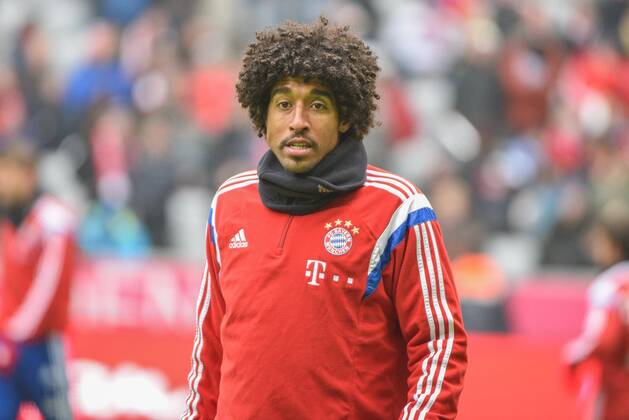 Samstag 14.02.2015, 1. Bundesliga, Saison 2014 2015, 21. Spieltag , FC Bayern Muenchen - Hamburger SV, Hamburg, HSV, DANTE (FC Bayern Muenchen) 4 DeFodi09-503-00489