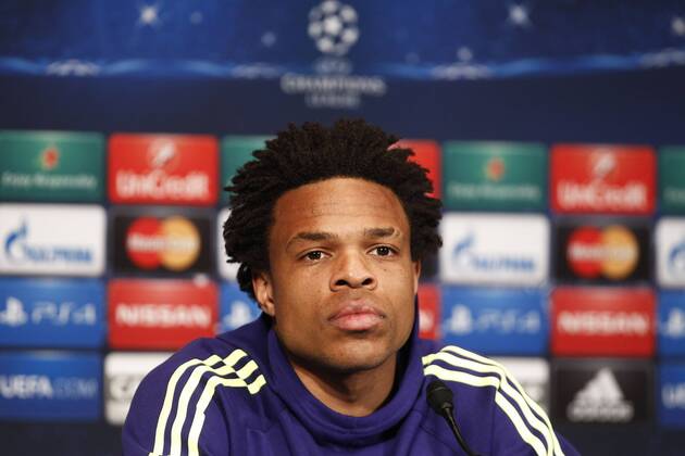 Aktuell Fußball, Champions League, PK FC Chelsea Loic Remy FOOTBALL : Conference de Presse de Chelsea - Champions League - 16 02 2015 GwendolineLeGoff Panoramic 