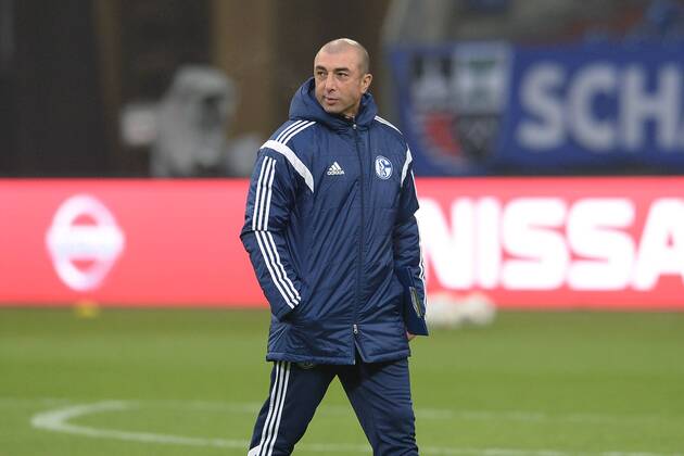 Fußball Champions League Abschlusstraining Schalke 04 am 17.02.2015 in der Veltins-Arena in Gelsenkirchen Roberto Di Matteo ( Trainer Schalke )
