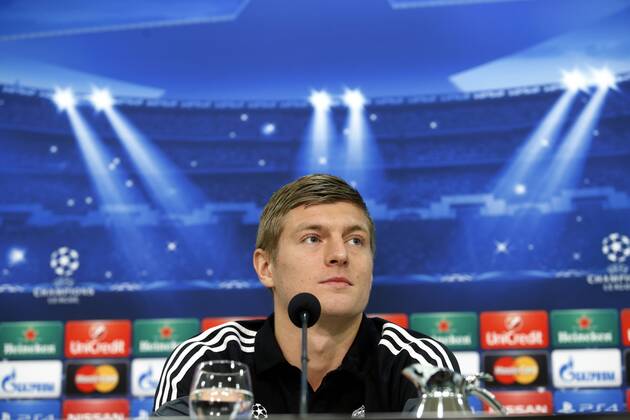 PK Real Madrid in Gelsenkirchen In this picture, Toni Kroos. xPABLOGARCIAx 