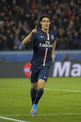 Aktuell Fußball, Champions League, Paris St. Germain - FC Chelsea joie de Edinson Cavani (PSG) apres son but FOOTBALL : PSG vs Chelsea - League des Champions - 17 02 2015 JBAutissier Panoramic 