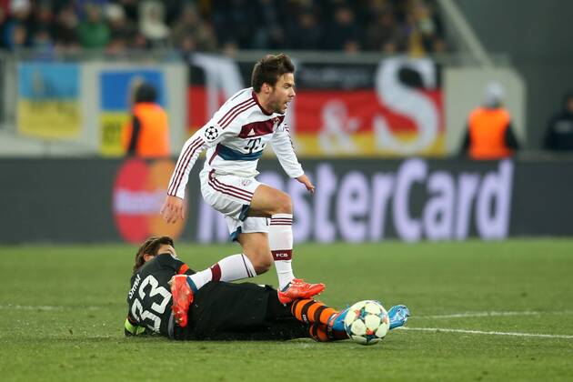 CHAMPIONS LEAGUE 2014 2015, Lemberg, Schachtar Donezk - FC Bayern München RAFINHA DARIO SRNA  GY5Q0650