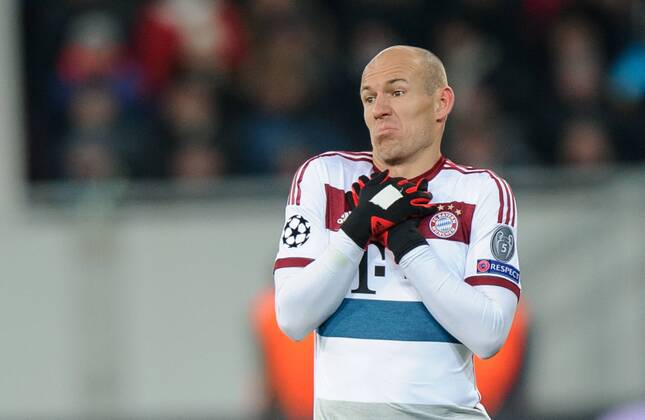CHAMPIONS LEAGUE 2014 2015, Lemberg, Schachtar Donezk - FC Bayern München ARJEN ROBBEN  20150217PF_RO1888