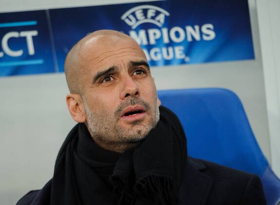 CHAMPIONS LEAGUE 2014 2015, Lemberg, Schachtar Donezk - FC Bayern München JOSEP PEP GUARDIOLA  20150217PF_RO1983