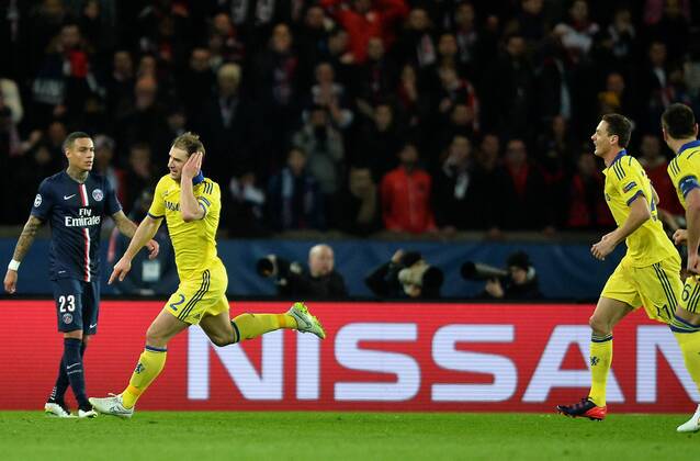 Aktuell Fußball, Champions League, Paris St. Germain - FC Chelsea Branislav Ivanovic (che) FOOTBALL : Paris SG vs Chelsea - Ligue des champions - 17 02 2014 AnthonyBIBARD FEP Panoramic 