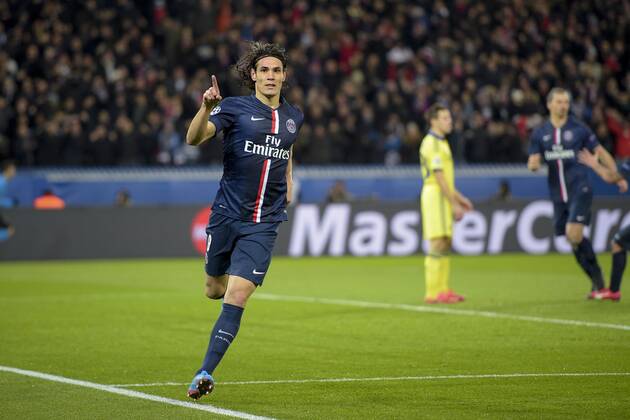 Jubel Edinson Cavani (PSG) Torjubel FOOTBALL Champions League PSG Paris St. Germain - Chelsea FC London 17 02 2015 JBAutissierx 