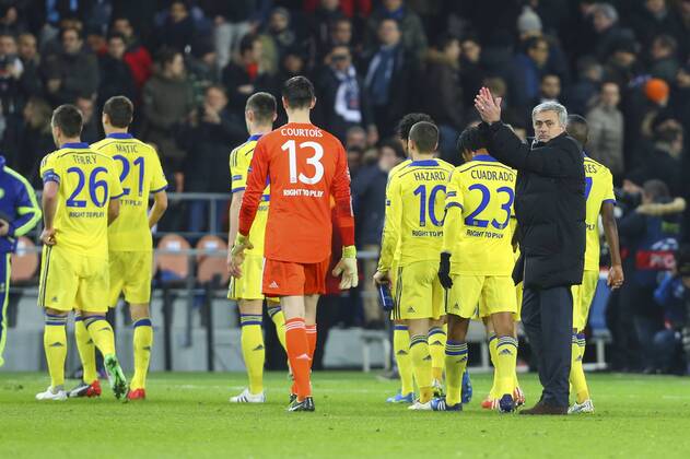Jose Mourinho ( Coach coach Chelsea) FOOTBALL Champions League PSG Paris St. Germain - Chelsea FC London GwendolineLeGoffx 
