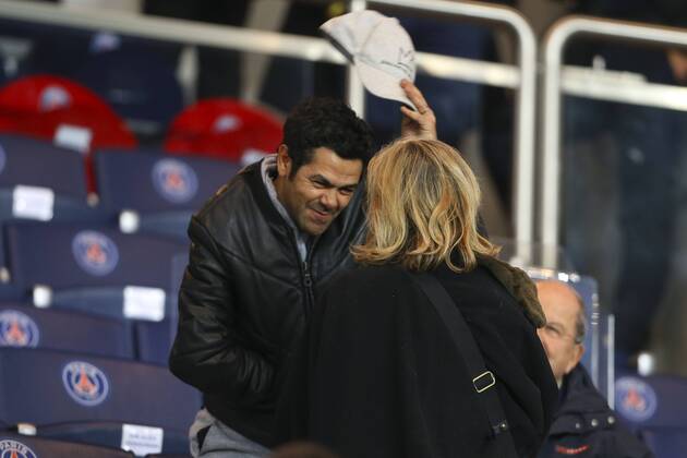 Jamel Debouze et Claire Chazal CELEBRITES : PSG vs Chelsea - Champions League - 17 02 2015 GwendolineLeGoffx 