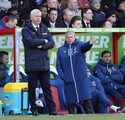 Arsenal s Arsene Wenger looks on Barclays Premier League - Crystal Palace vs Arsenal - Selhurst Park - England - 21st February 2015 - Picture David Klein Sportimage EDITORIAL USE ONLY. No use with unauthorised audio, video, data, fixture lists, club league logos or live services. Online in-match use limited to 120 images, no video emulation. No use in betting, games or single club league player publications.